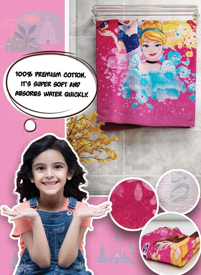 Athom Living Kids Bath Towel Kids Bath Towel 350 GSM 60x120 cm, Pink in Color - Image 4